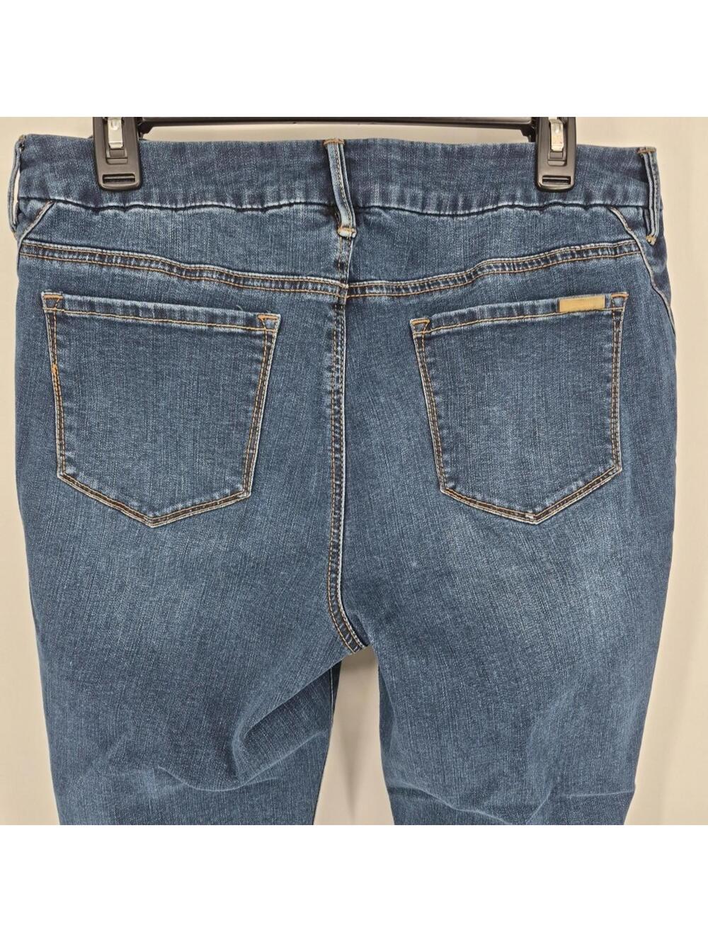 Chico's So Slimming Dark Wash Blue Denim Jeans Women's Size 2 ( 12 ) - Picture 9 of 16